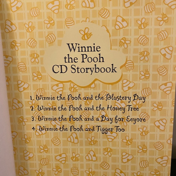 Winnie the Pooh CD Storybook (4-In-1 Disney Books) CD NOT INCLUDED - Picture 4 of 4